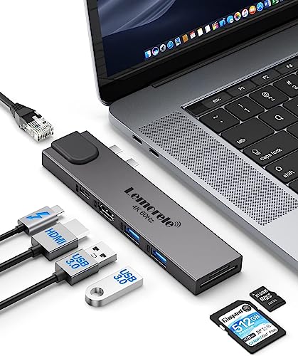 Amazon | Lemorele USB Cハブ 7イン2 MacBook Pro Air M1アダプター